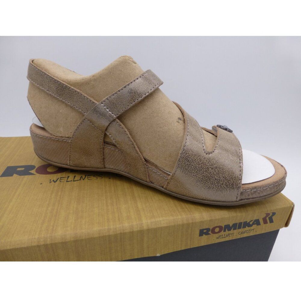 NIB - Romika Fidschi Bronze Sandals Size 36 (Size 5.5 US) - Picture 9 of 13